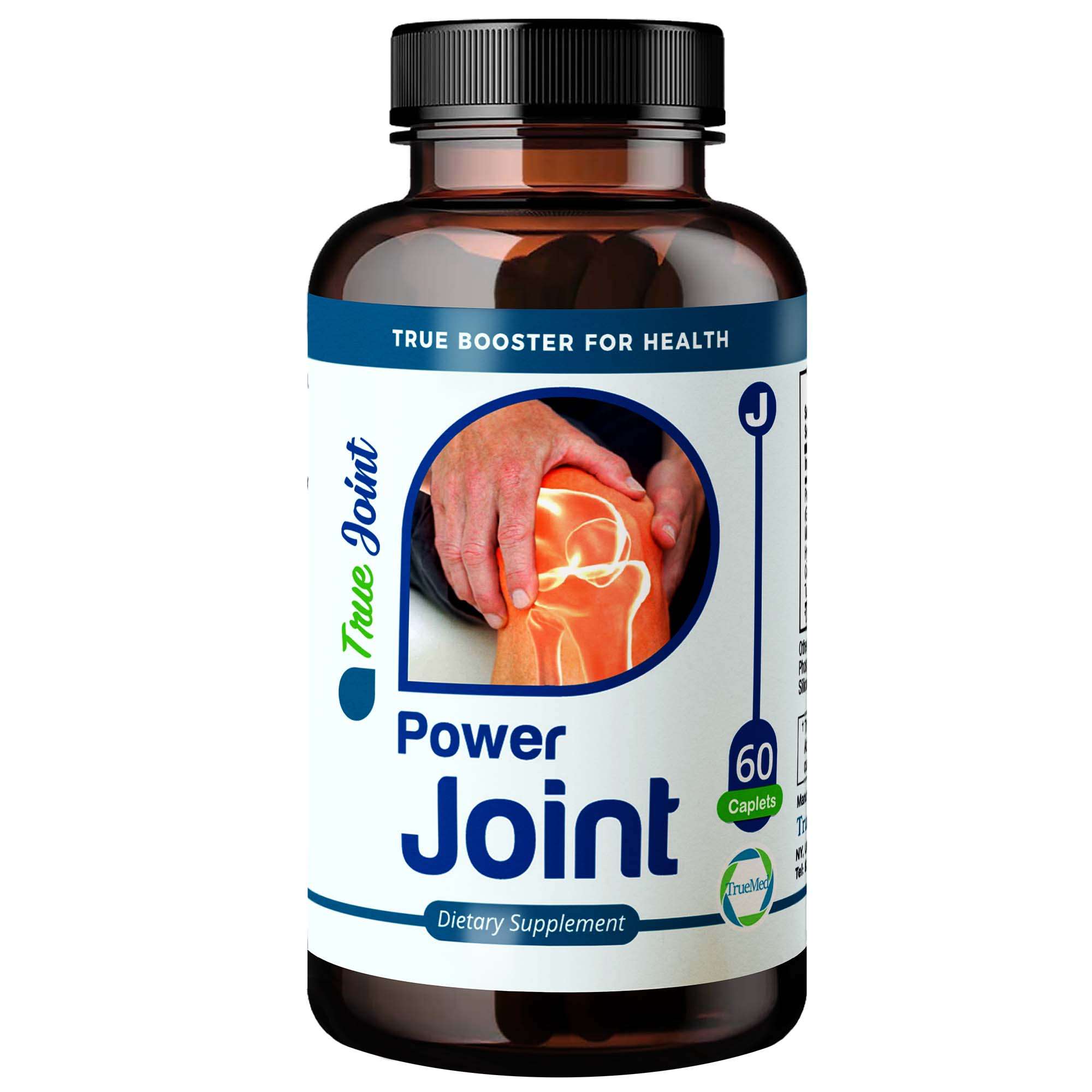 Joint Support Glucosamine with Boswellia Supplements for Joint Health and Back Pain, 3000 mg, 60 Caplets front image