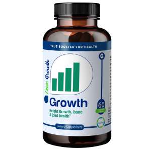 Height Growth Supplements: Joint & Bone Health , 60 Capsule, Natural Made in USA Supplement to Grow Taller front image
