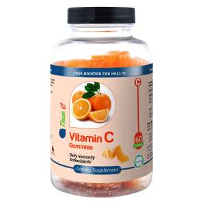 TrueMed 250 mg Vitamin C Gummies, 60 dietary support: Boost Your Immunity! front image