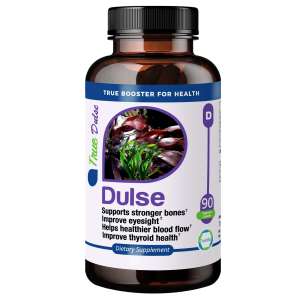 TrueMed Dulse Dietary Supplement - Support Stronger Bones, 650 mg, 90 Capsules front image