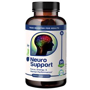 Truemed Neuro Support Brain Supplement, 90 Capsules, Focus, Energy and Mental Performance front image