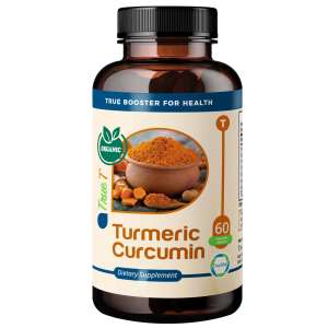 TrueMed Turmeric Curcumin Support Joint Health and Reduce Inflammation 1200 mg 60 Capsules front image
